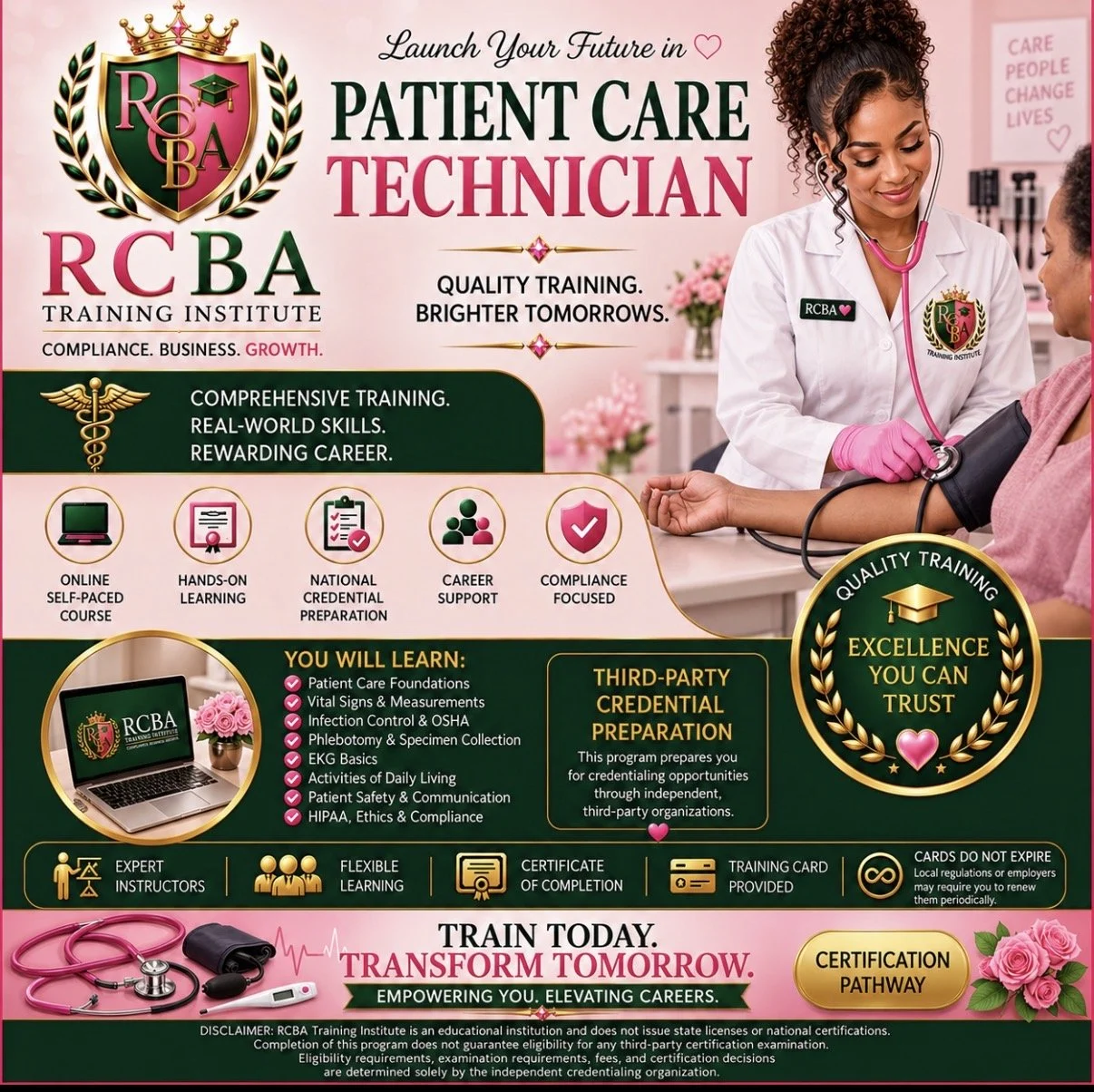 RCBA Patient Care Technician Training Program