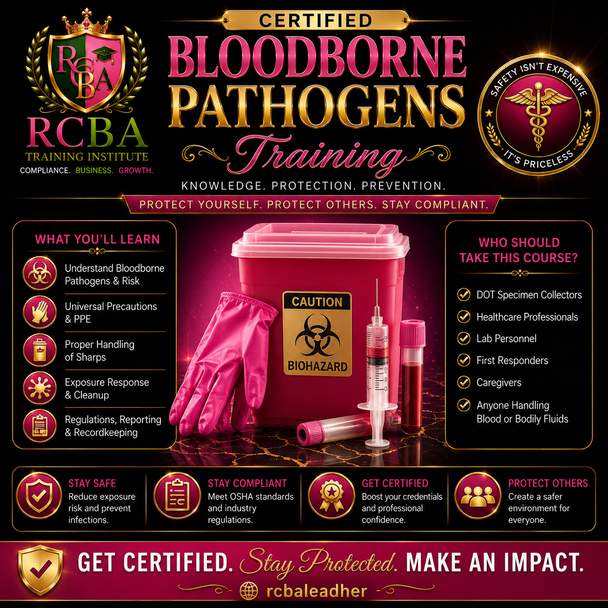RCBA Bloodborne Pathogens Training