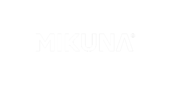 Black background with the white text 'MIKUNA' in the center.