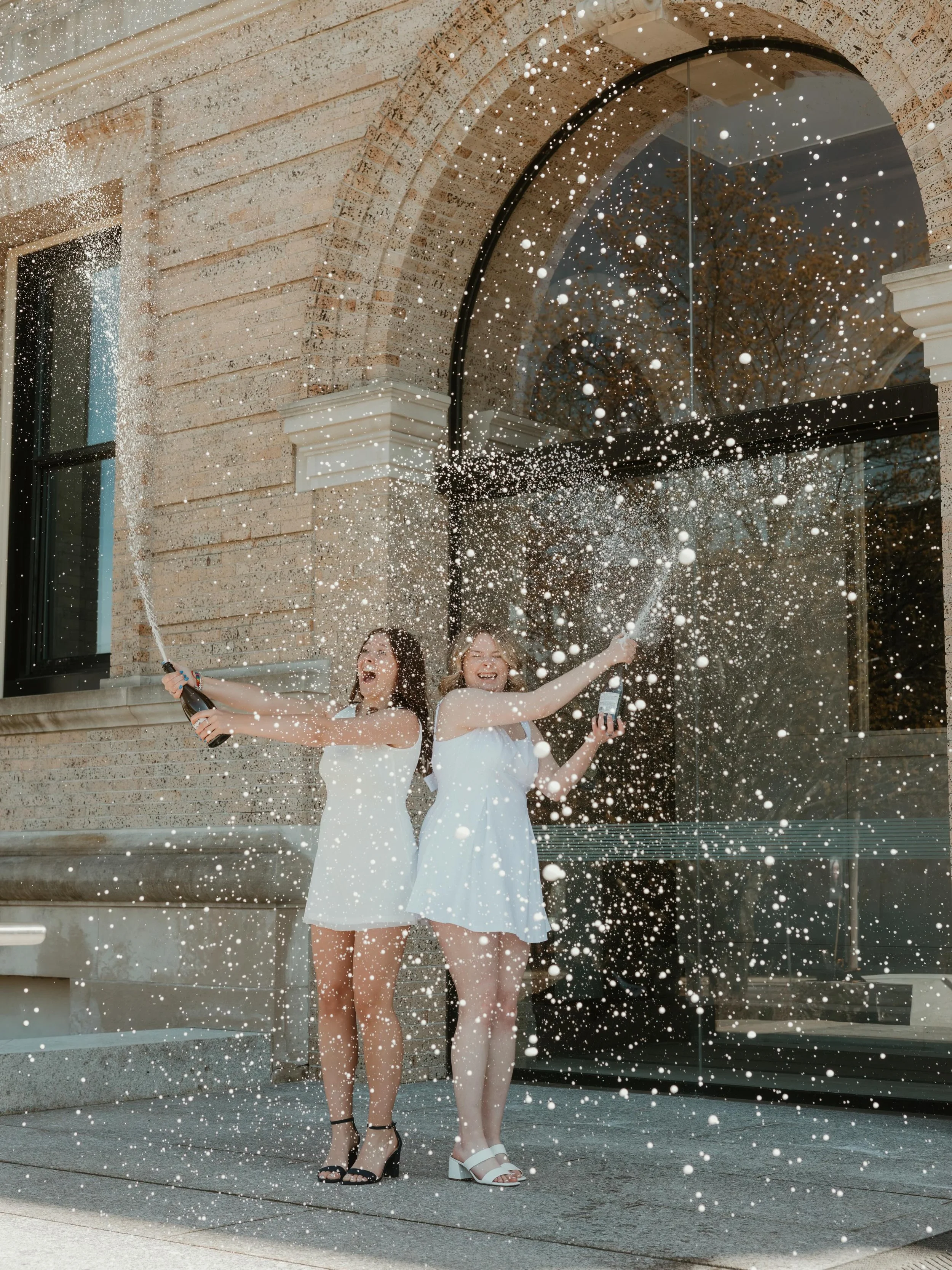 Maggie and Mira&rsquo;s Graduation Photos 🎓

Seeing my sister and her childhood best friend (who is like a little sister to me) graduate from college together, and watching them grow into the beautiful, strong women they are today, made me so proud.