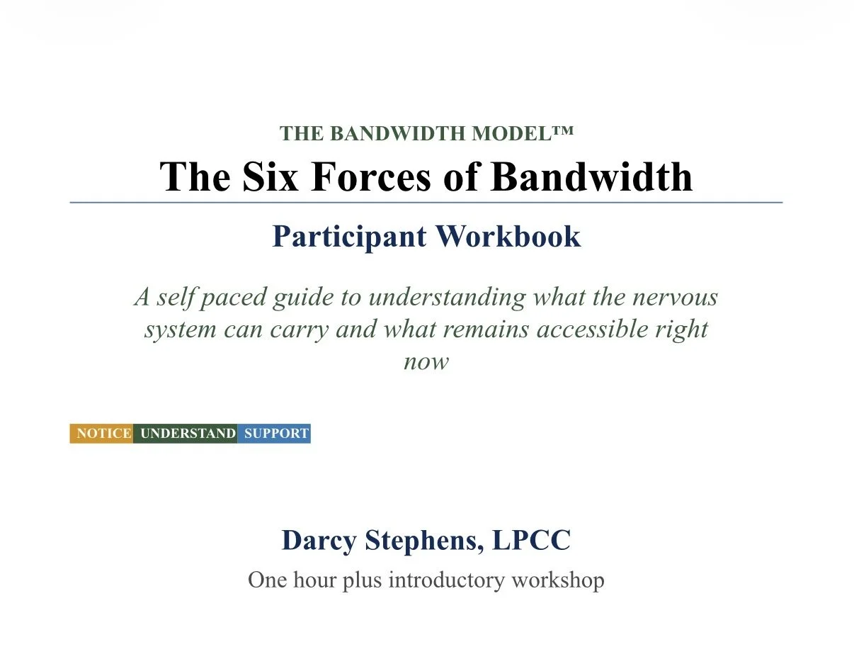 Six Forces of Bandwidth Participants’ Guide