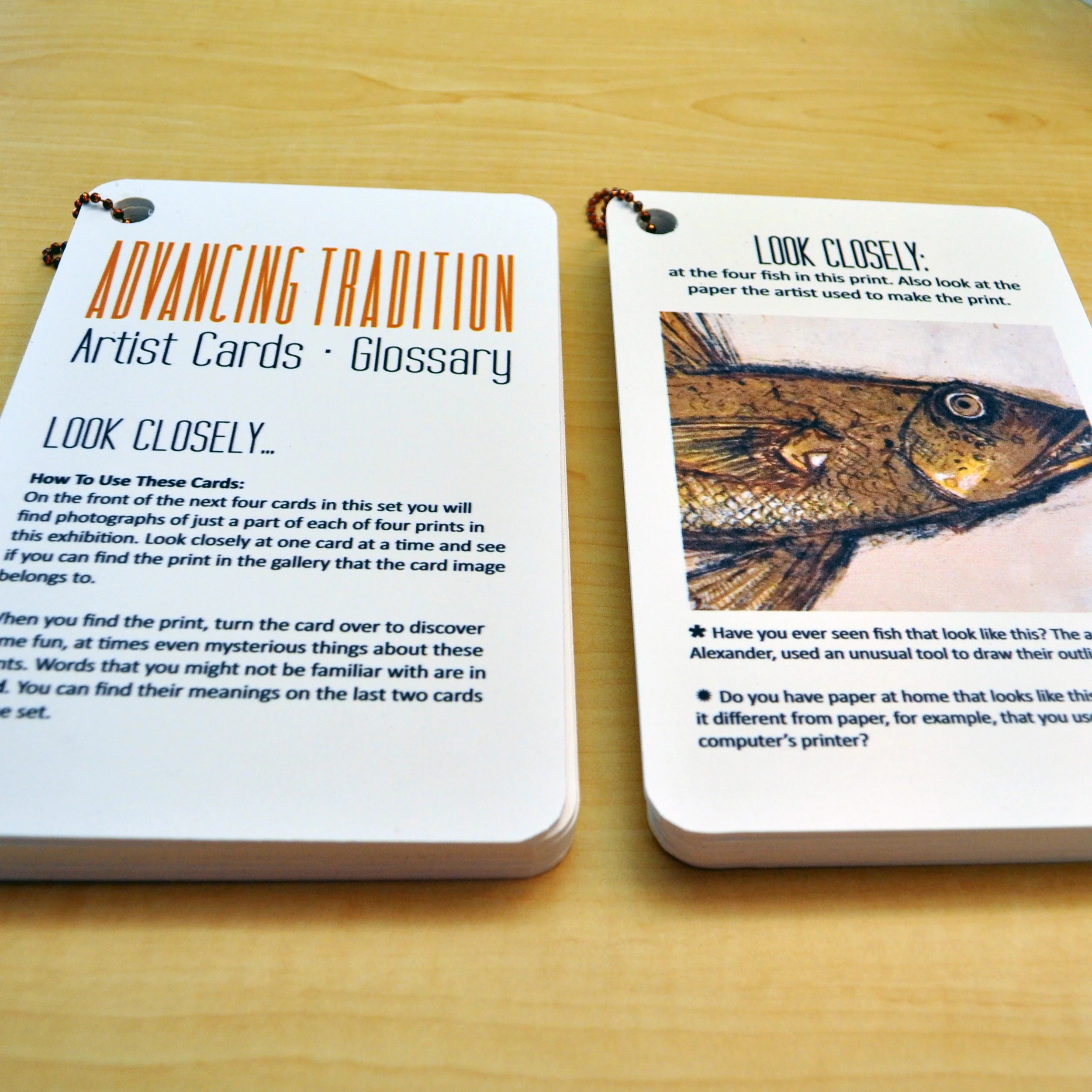 Advancing Tradition Educational Cards