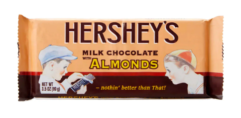 Hershey’s Nostalgia Milk Chocolate with Almond Bar