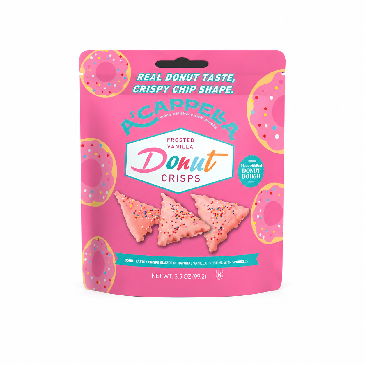A'CAPPELLA Frosted Vanilla Donut Crisps