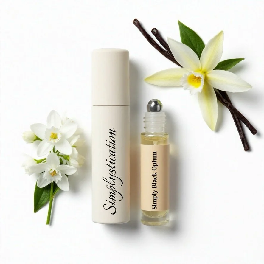 Simply Black Opium Perfume Oil (10ml Roll-On)