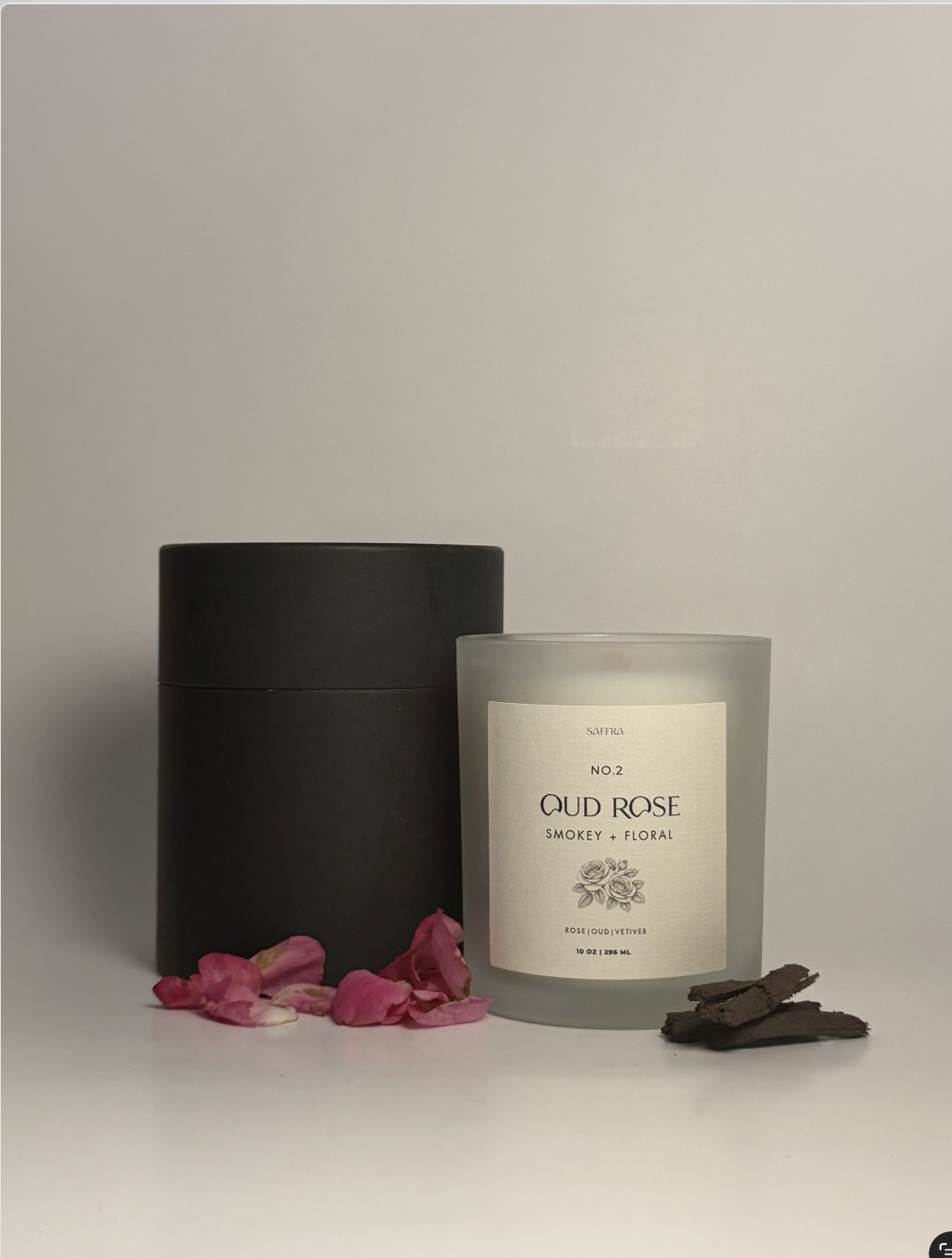 Oud Rose | Smoky & Floral Luxury Candle