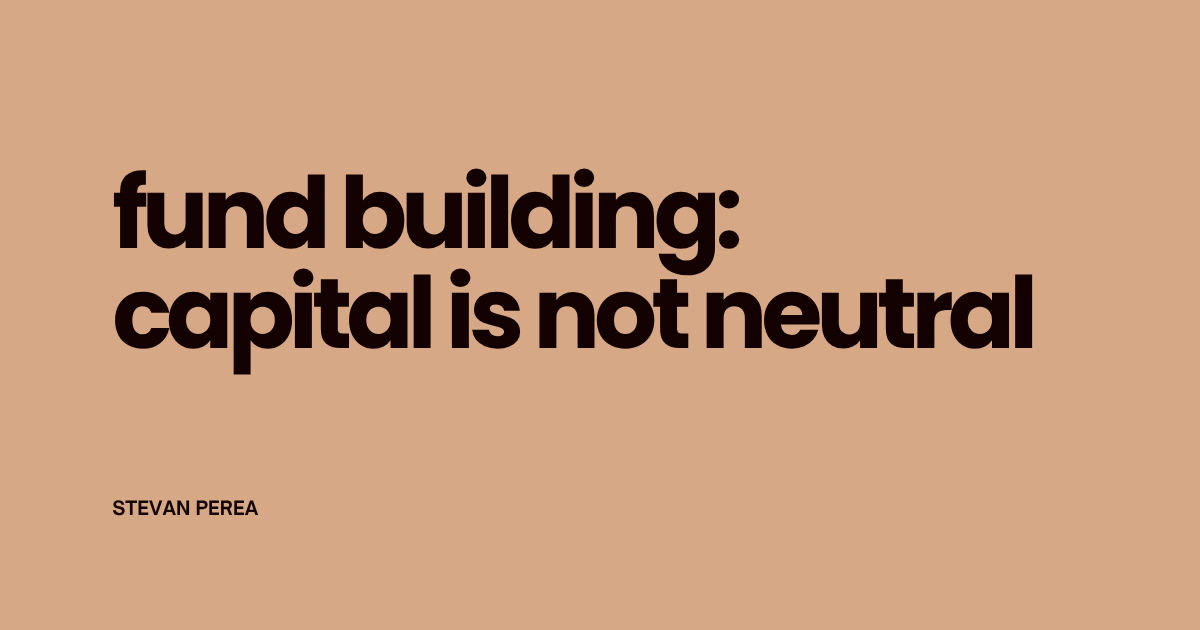 Capital Is Not Neutral