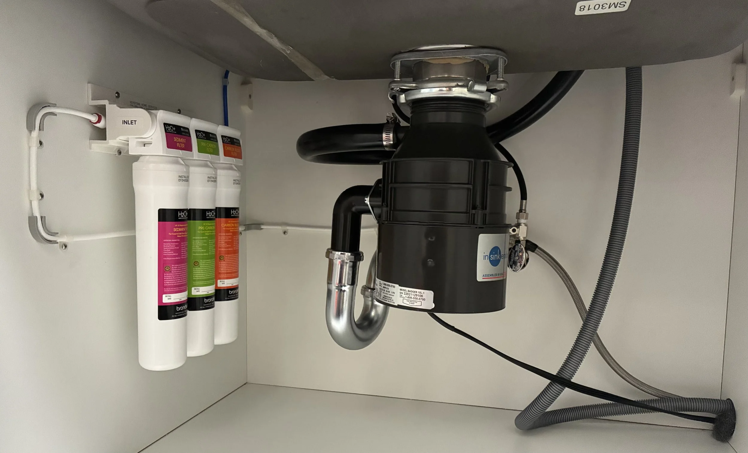 Under-Sink Water Filtration Installation & Plumbing Reconfiguration - Des Moines, WA