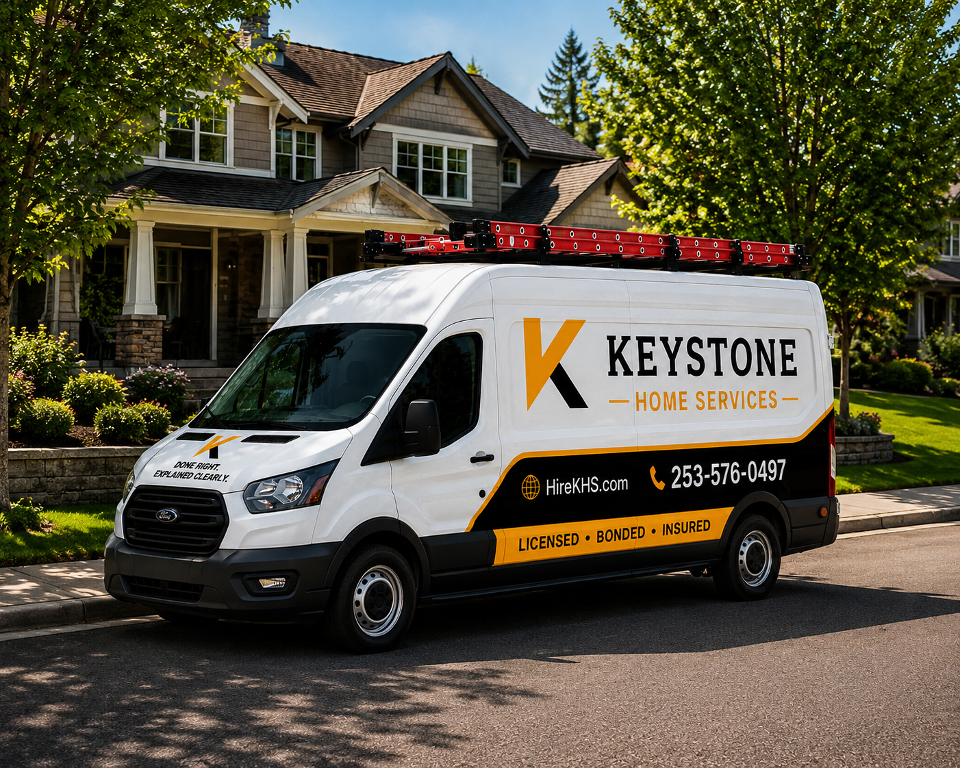 Keystone Home Services handyman, electrical, appliance repair, and home maintenance services in Tacoma and South King County, Washington.