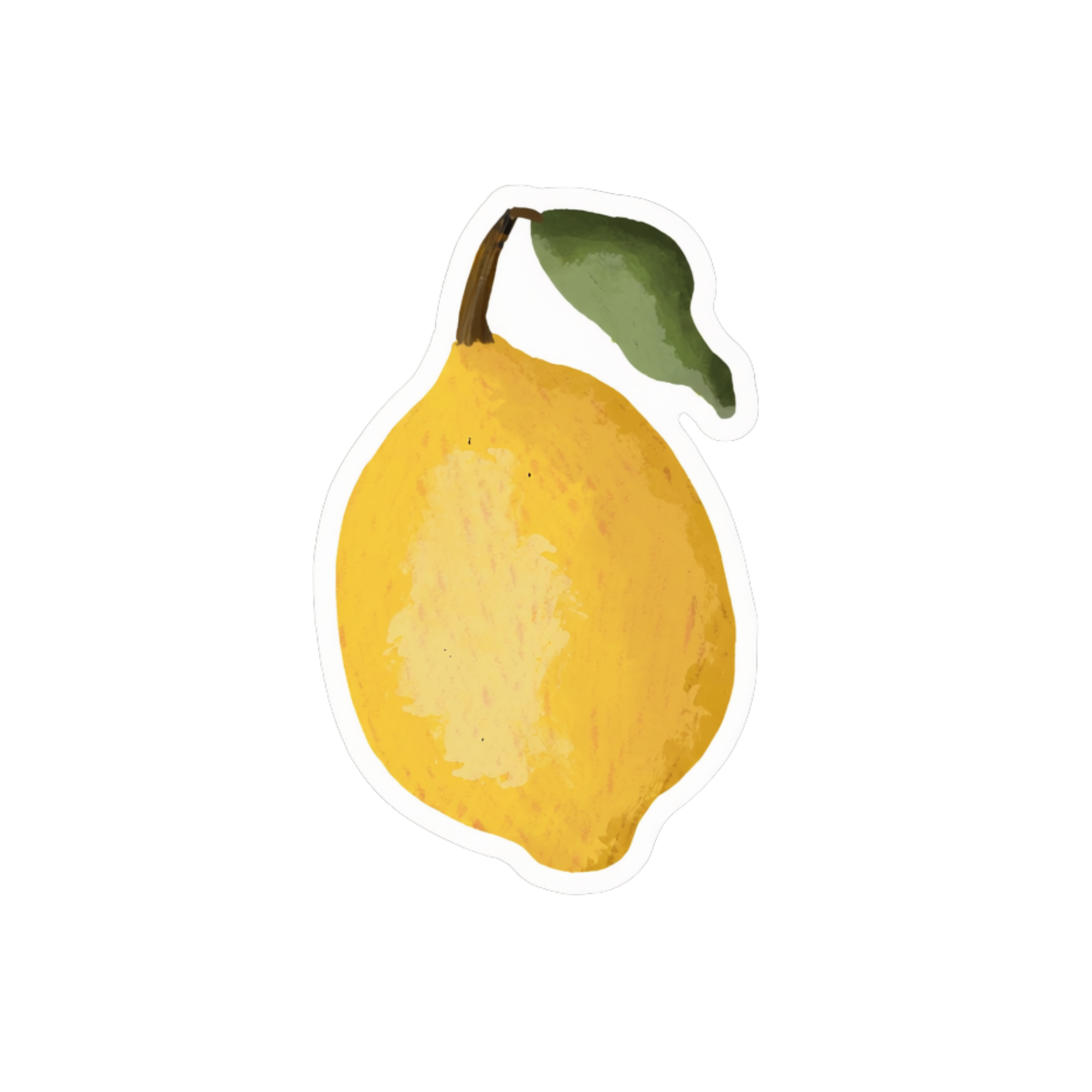 Lemon sticker