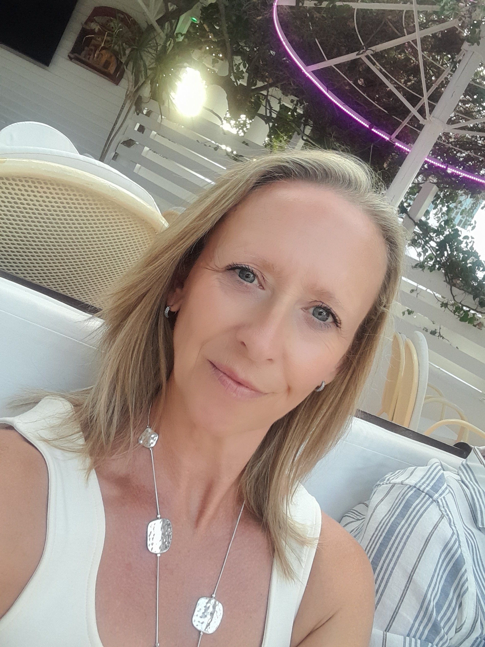 Close up of Kerry O'Brien, the specialist yoga, Pilates, Reformer, Neuro instructor and owner in Barnsley,