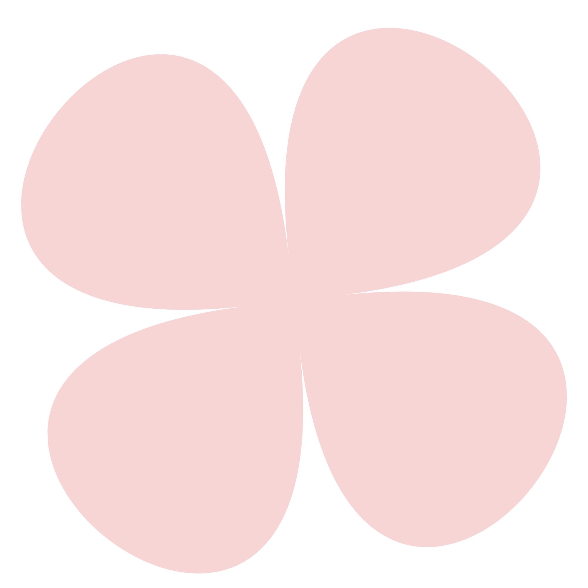 Abstract pink shapes overlapping on a black background.