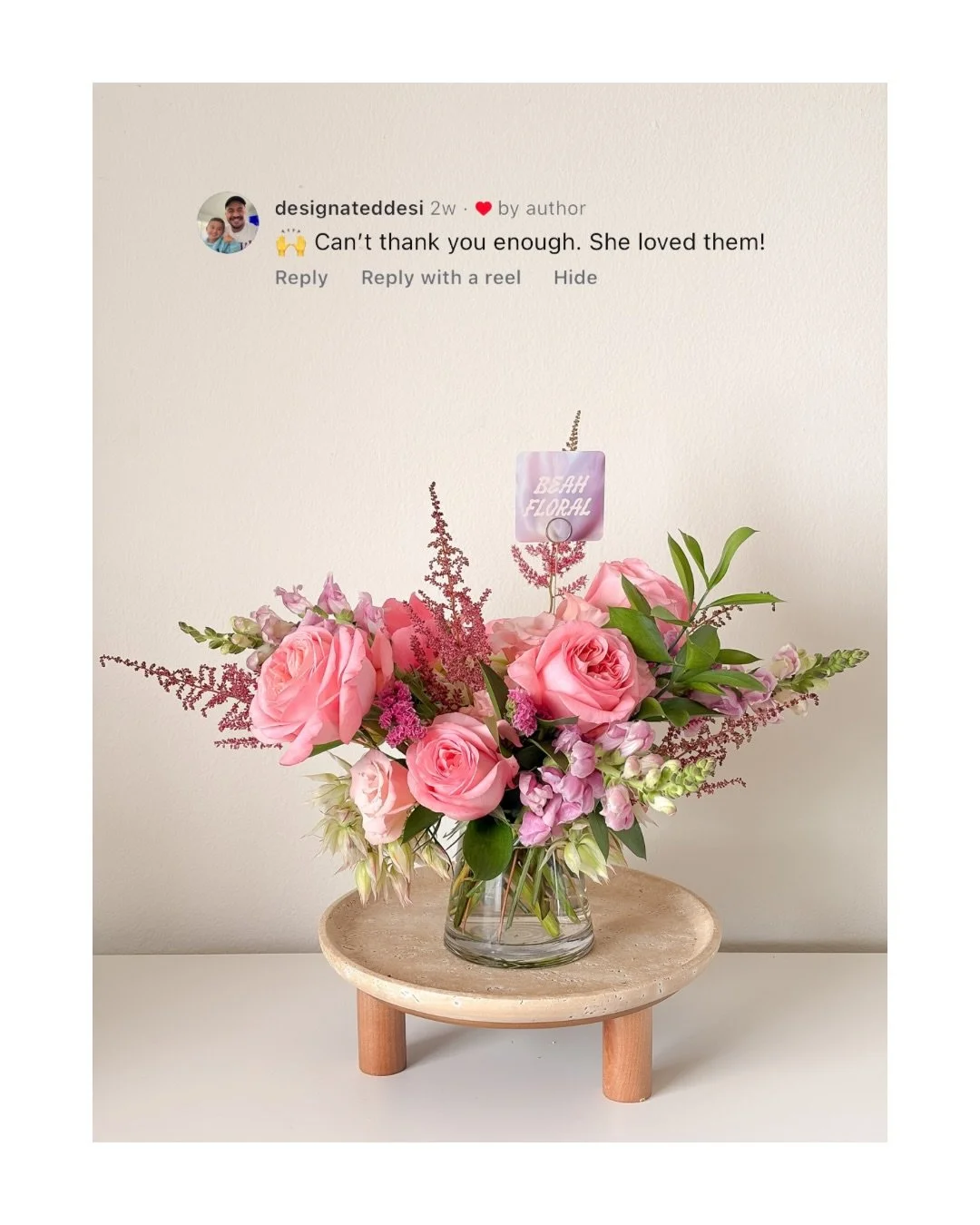 Designer&rsquo;s Choice is my favorite way to create. 🌸

Every arrangement starts with a story. Tell me who they&rsquo;re for, why you&rsquo;re sending flowers, or what you want them to feel&mdash;and I&rsquo;ll choose the freshest seasonal blooms t