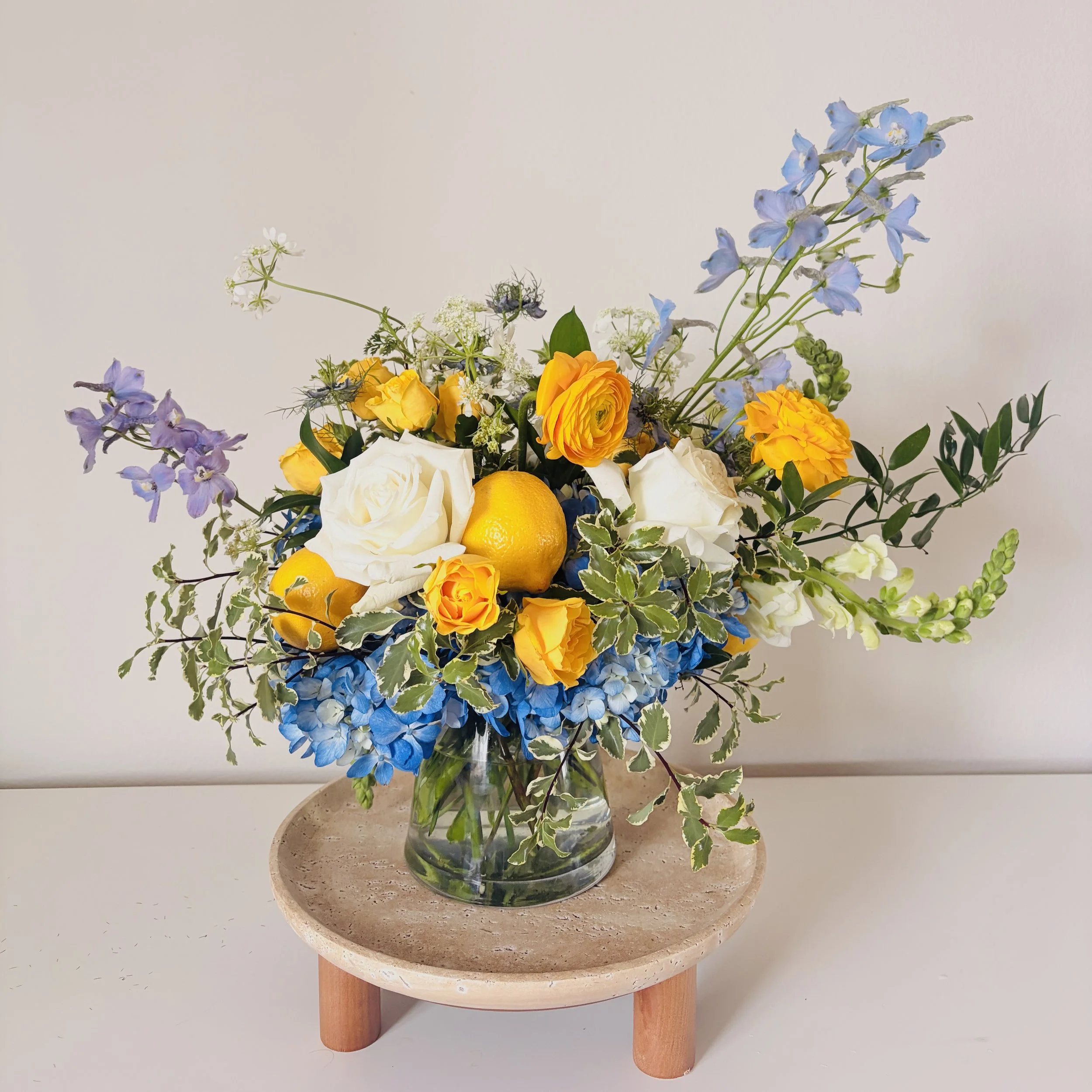 Cielo and Citrus Arrangement