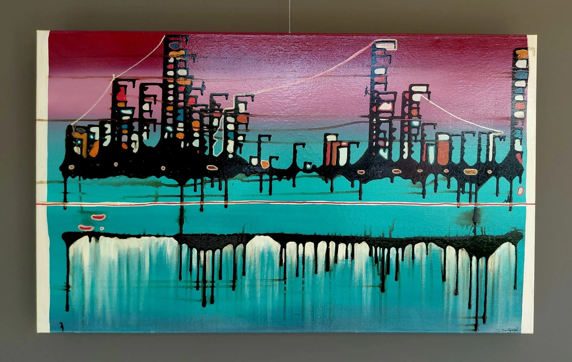 Jesse Van Gompel - Blue pink skyline
