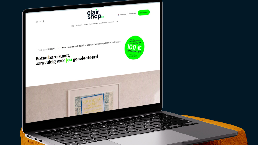 Gloednieuwe website met frisse look 