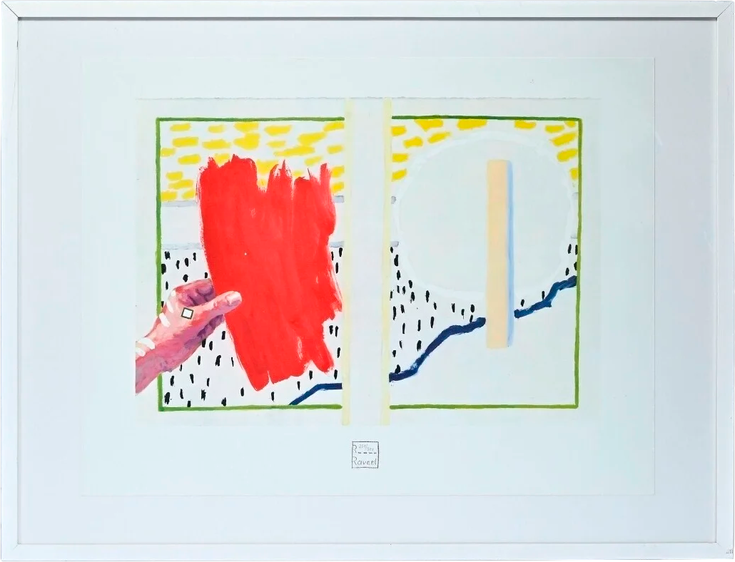 Roger Raveel - Greep op rood
