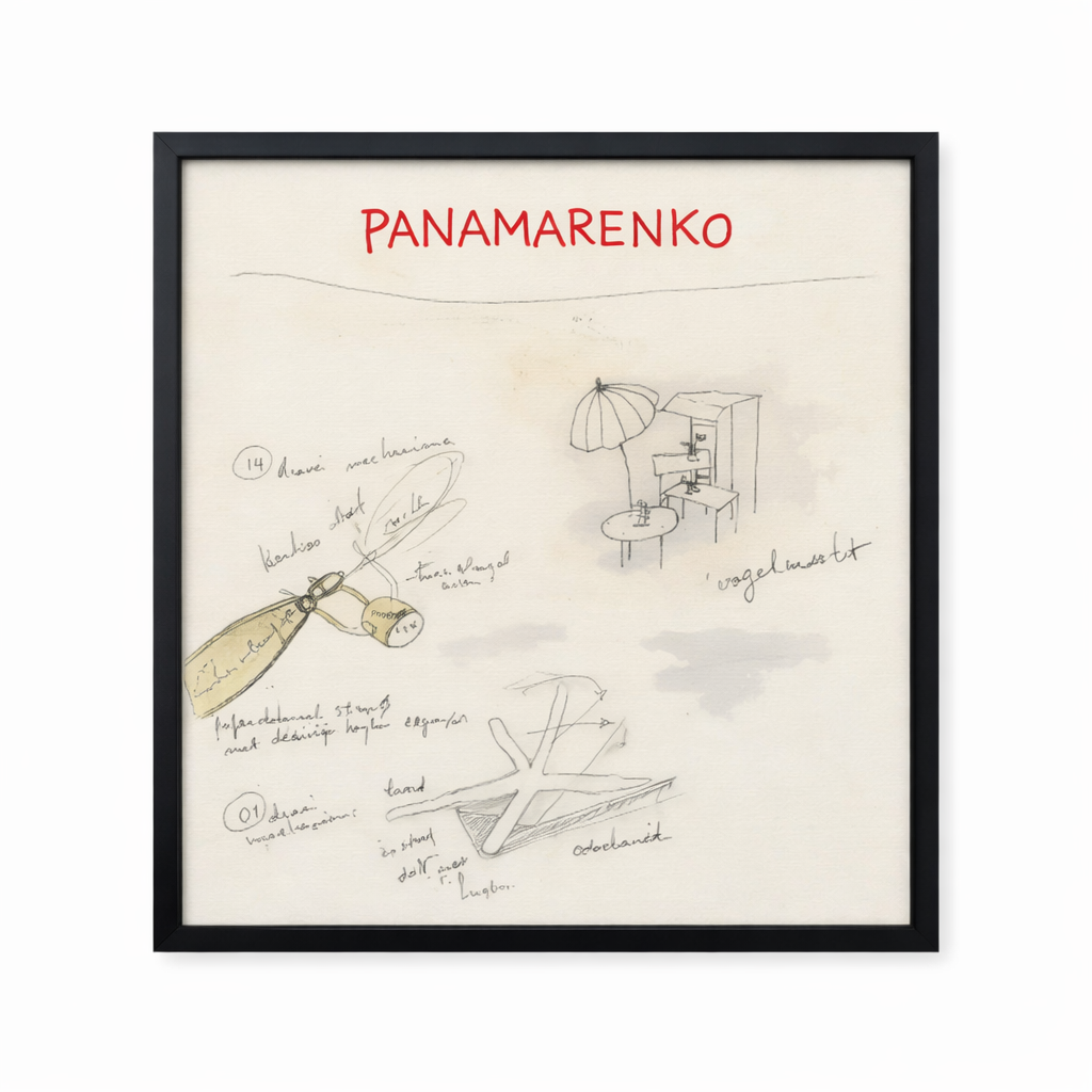 Panamarenko - affiche luchtschipbouw