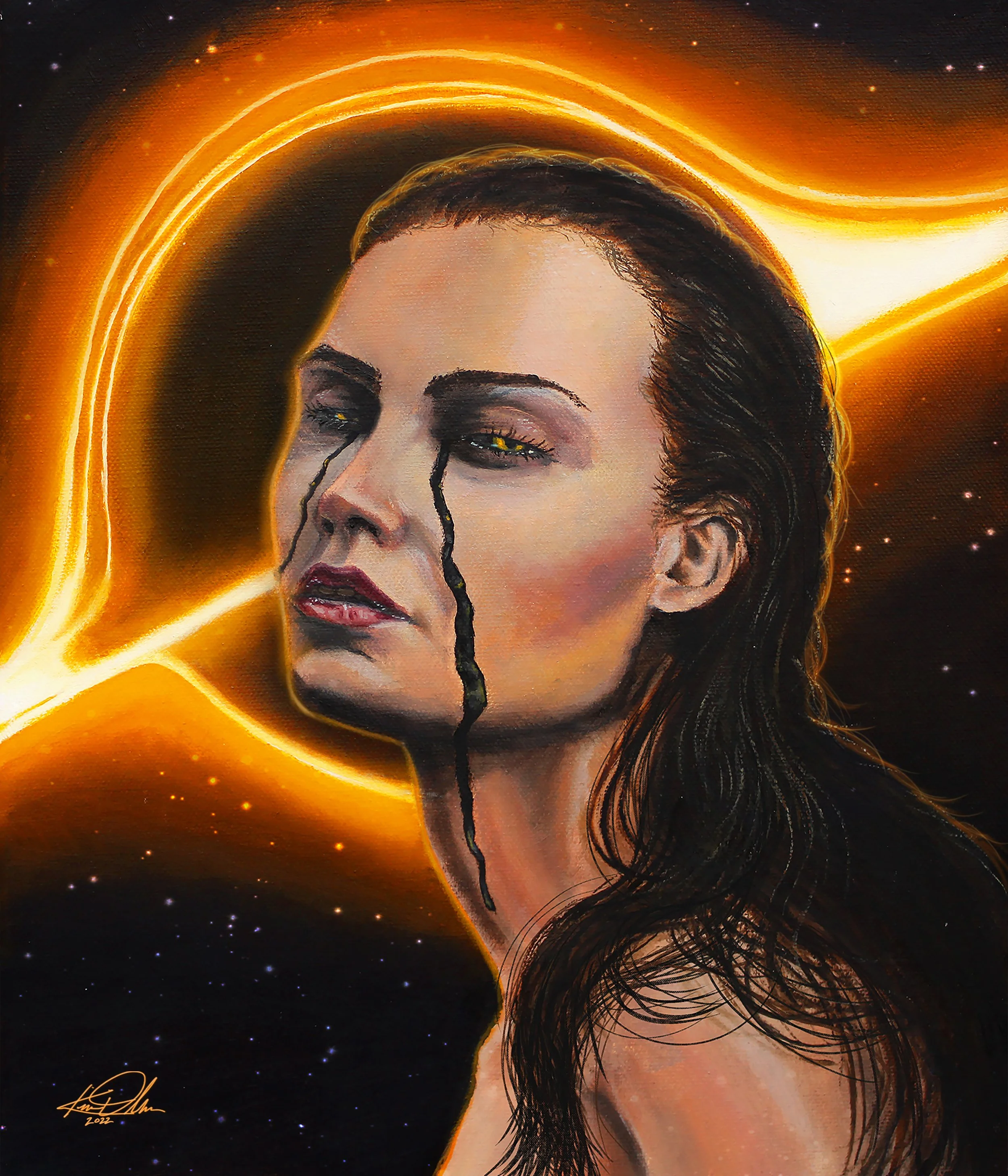 A Singularity Tear - Giclée Museum Quality Archival Print