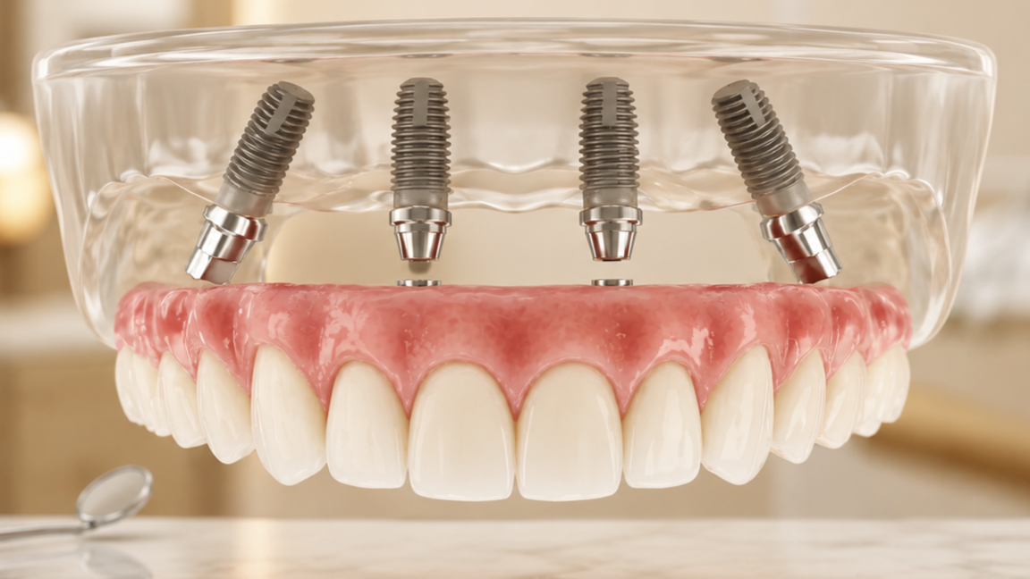 New teeth within 24 hours using All-on-4 dental implants in Malaysia