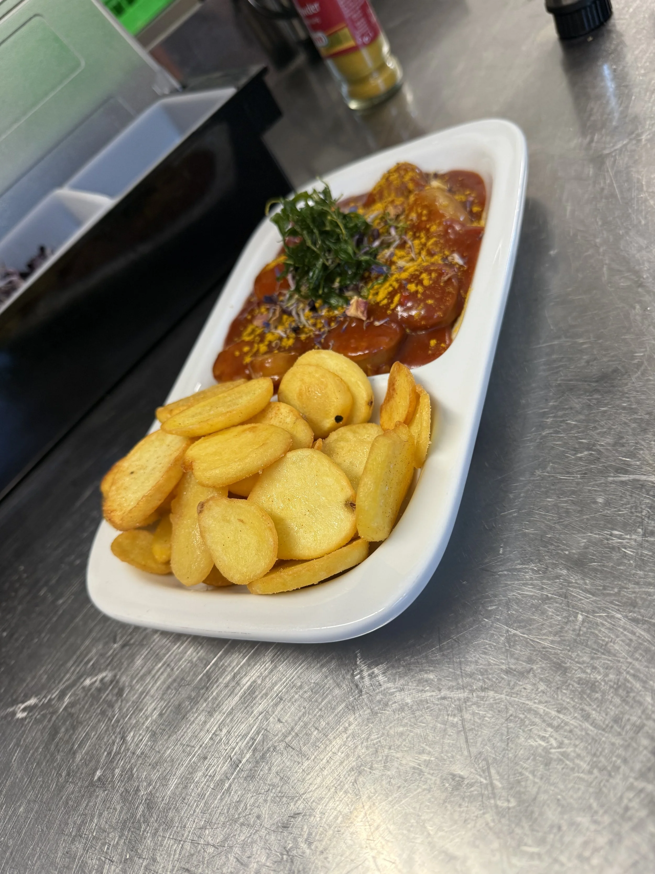 Hausgemachte Currywurst