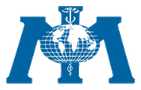 Blue emblem featuring an eagle with outstretched wings and a shield on its chest.