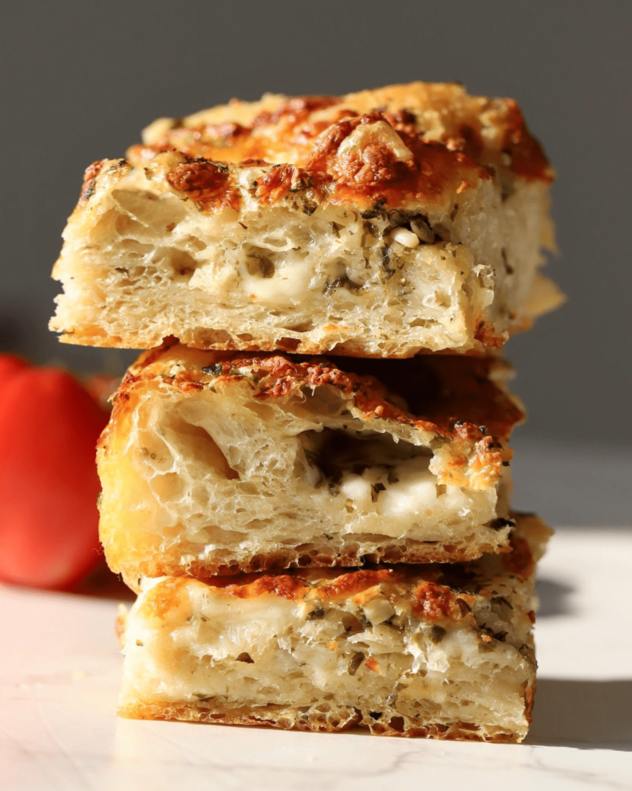 Garlic and Cheese Focaccia