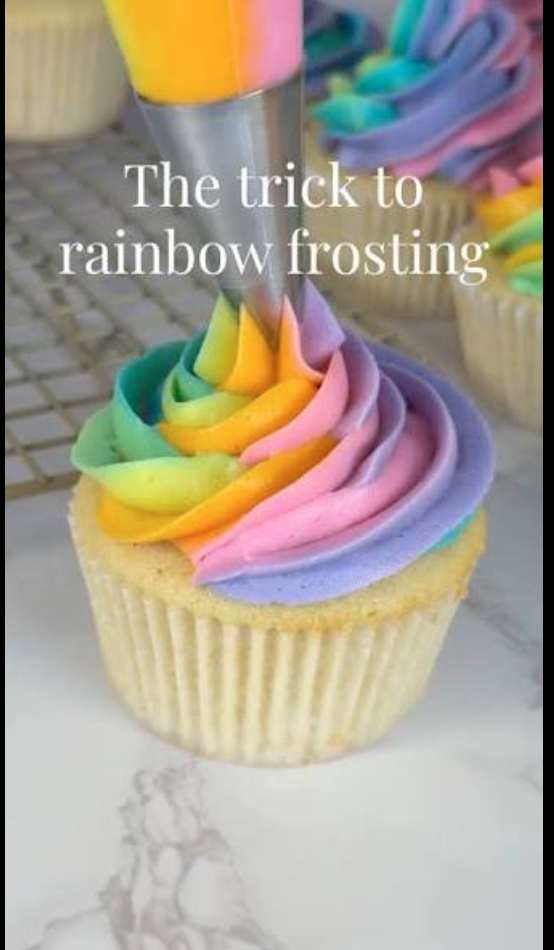 Rainbow Cupcake