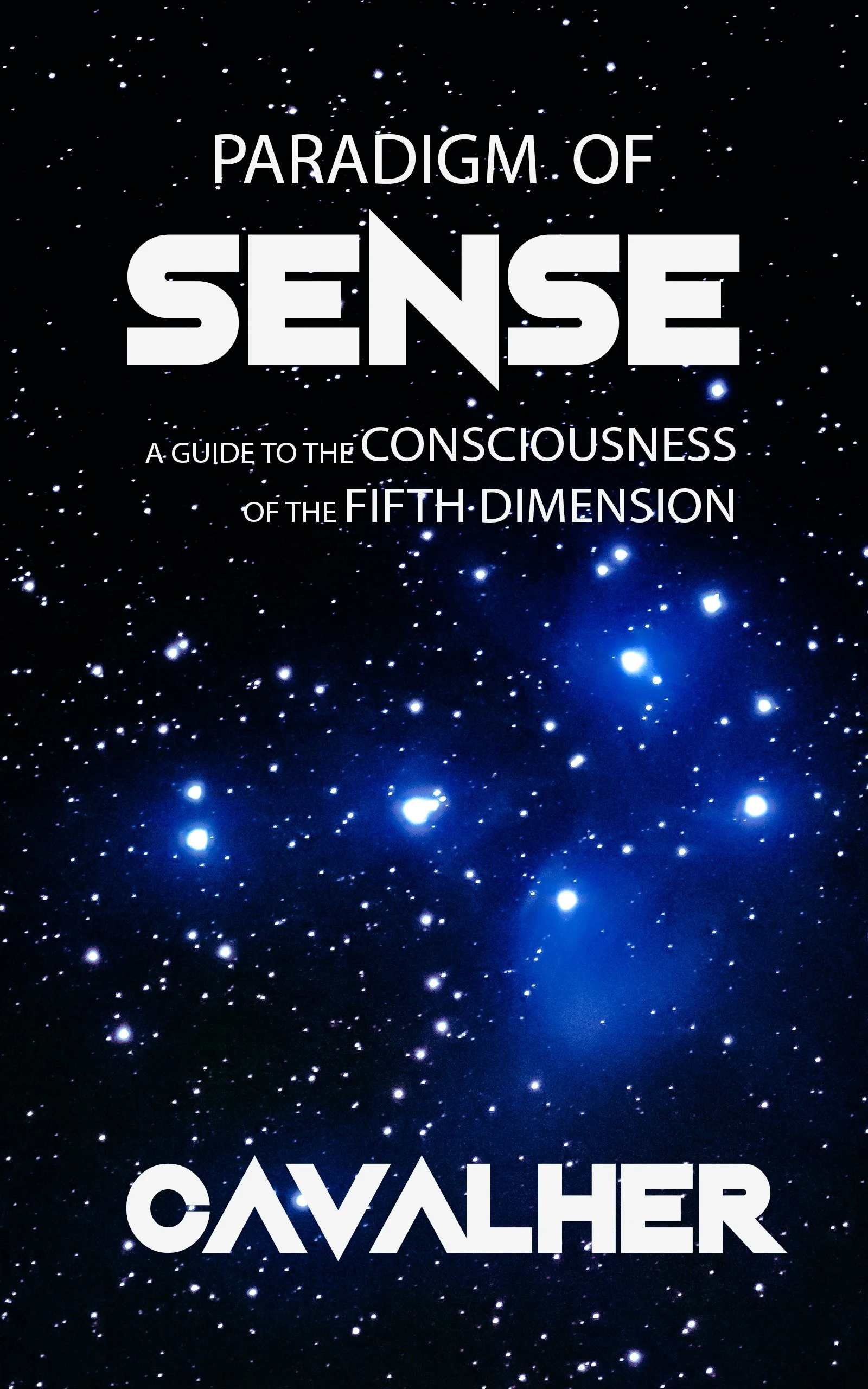 Paradigm of Sense: a guide to the consciousness of the fifth dimension — book cover by Fernando Cavalher