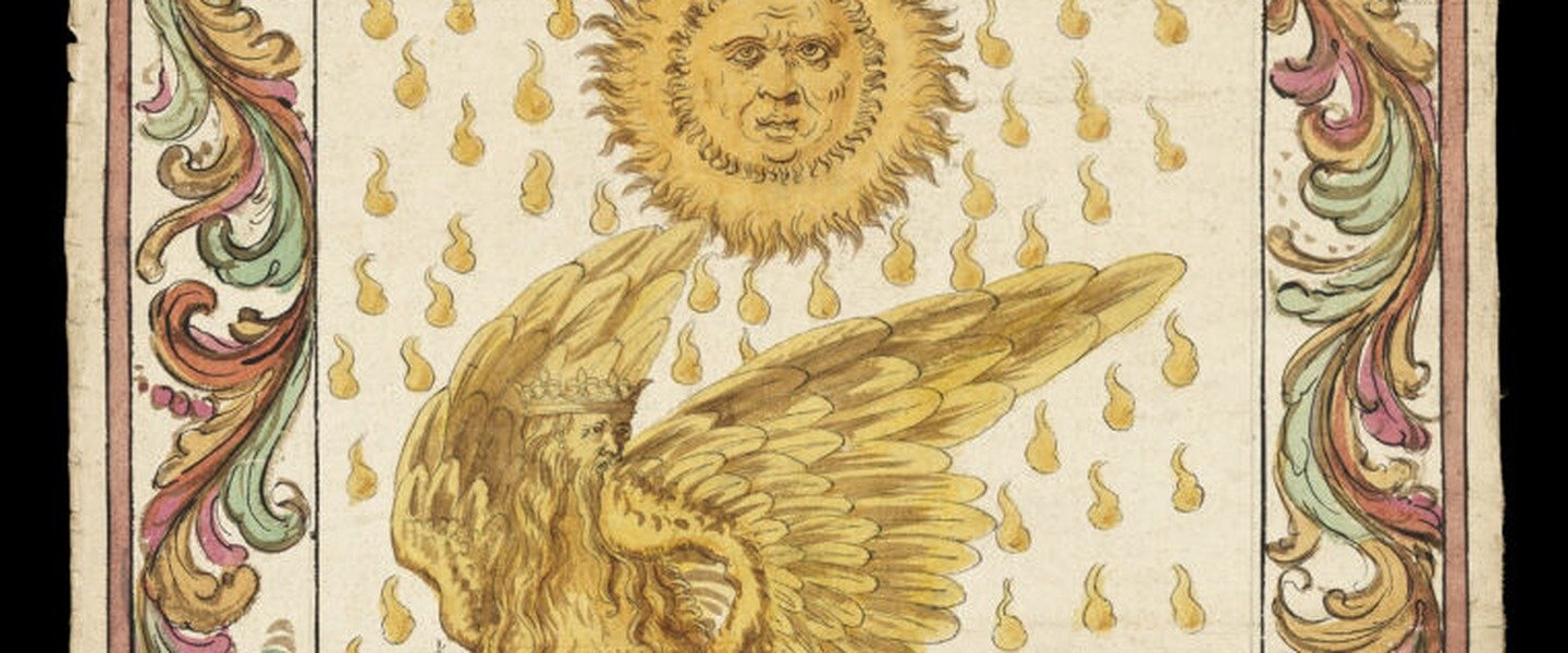 The Bird of Hermes, from the Ripley Scroll (c. 1588)