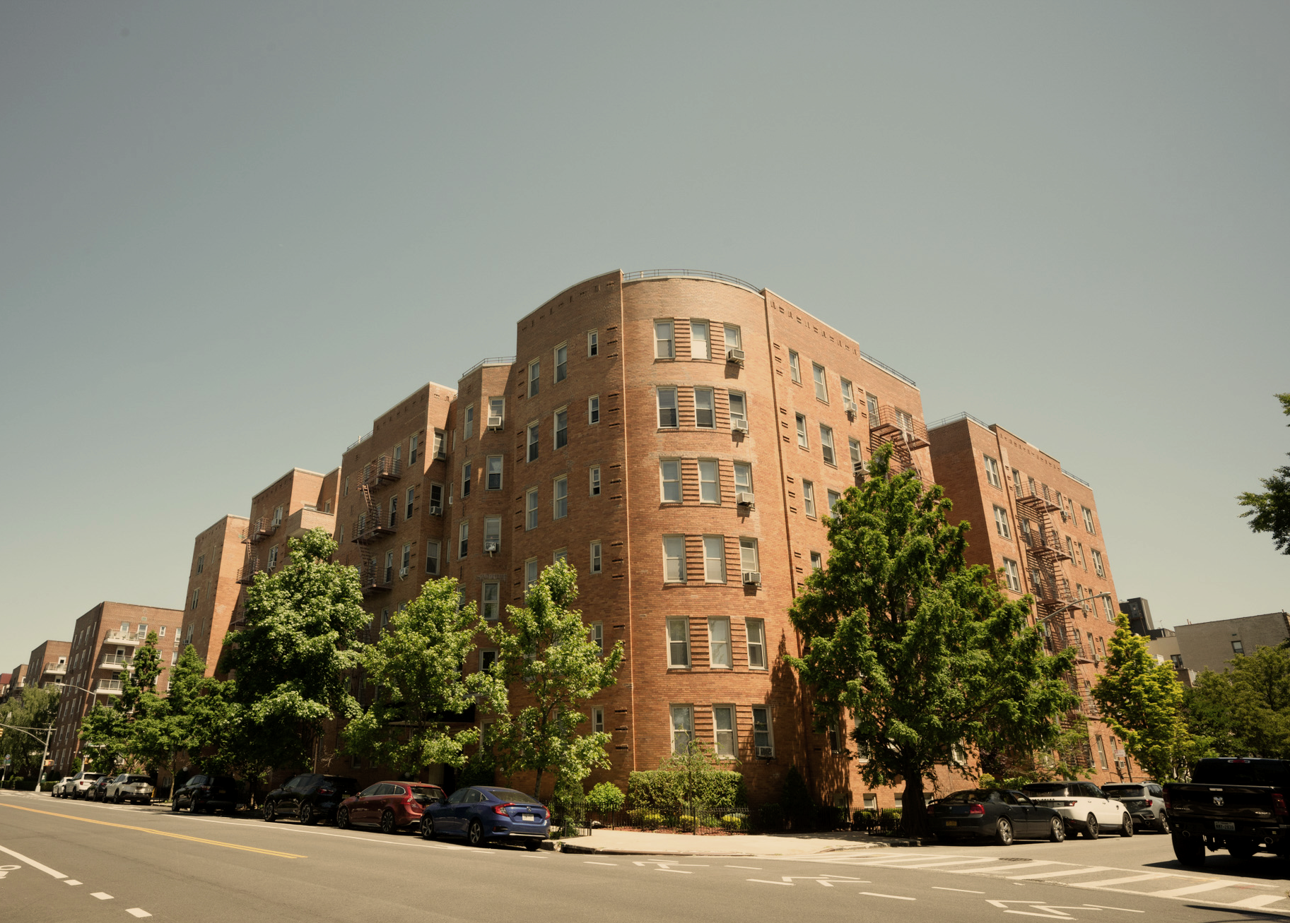 The Normandy and Brittany co-op buildings on Shore Road in Bay Ridge, Brooklyn