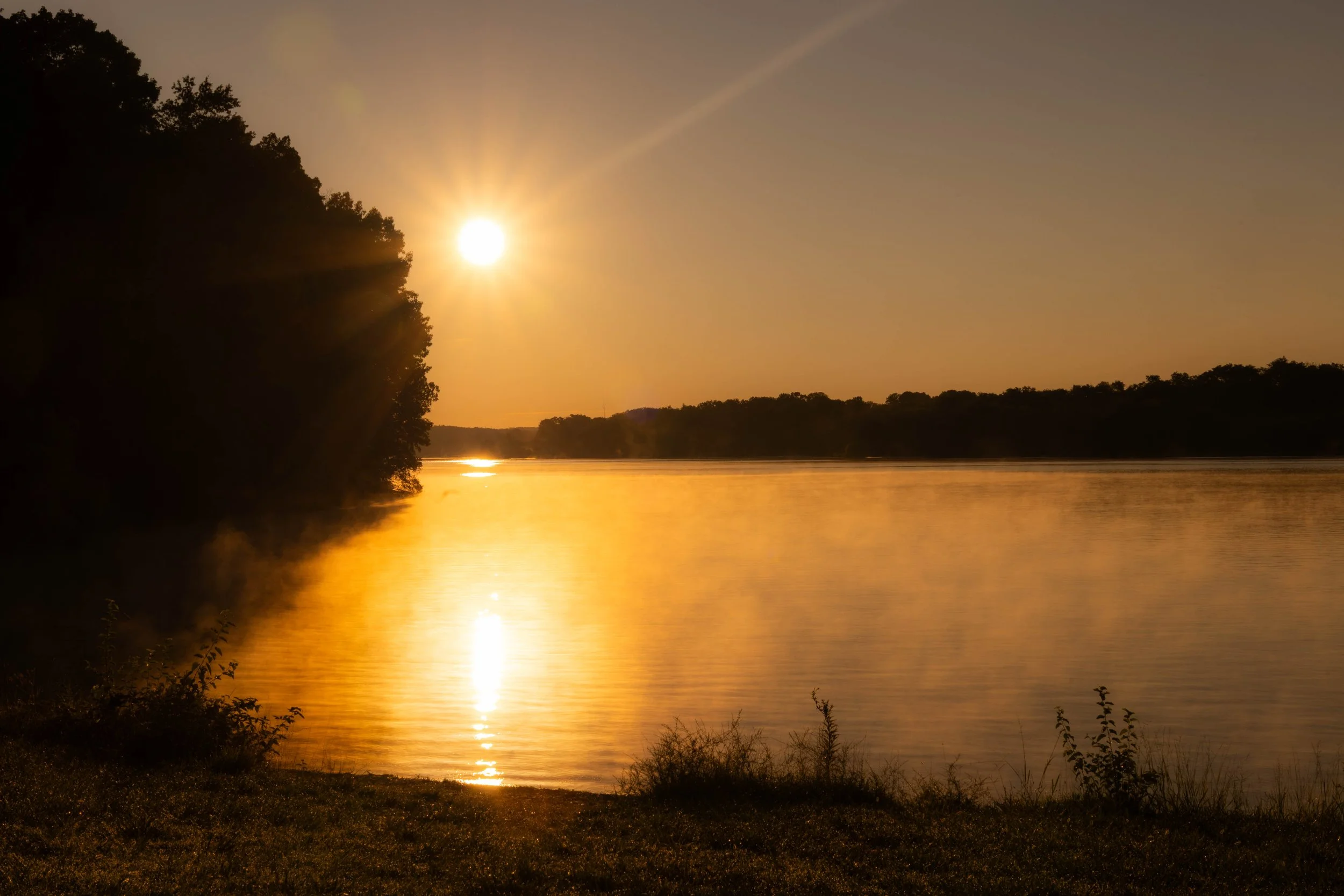 early mornings at lakes.