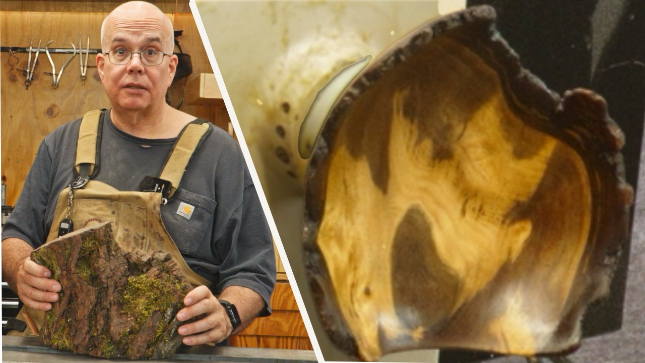 2026-0069 Walnut Crotch Live-Edge Bowl