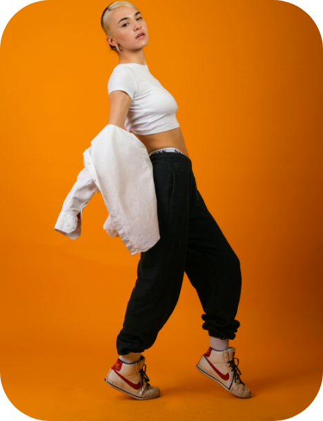 Competitive dance students rehearsing at Unity Dance Works, a technique-focused dance studio in Prescott, Ontario.