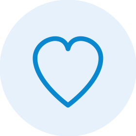 Heart icon: Trusted by many families