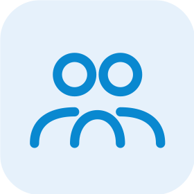 Two figures icon: Companion and daily care