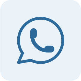 WhatsApp icon: Message us on WhatsApp