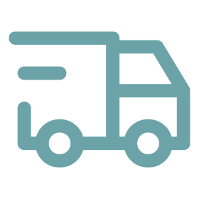 Delivery truck icon: Pharmacy pickup and delivery