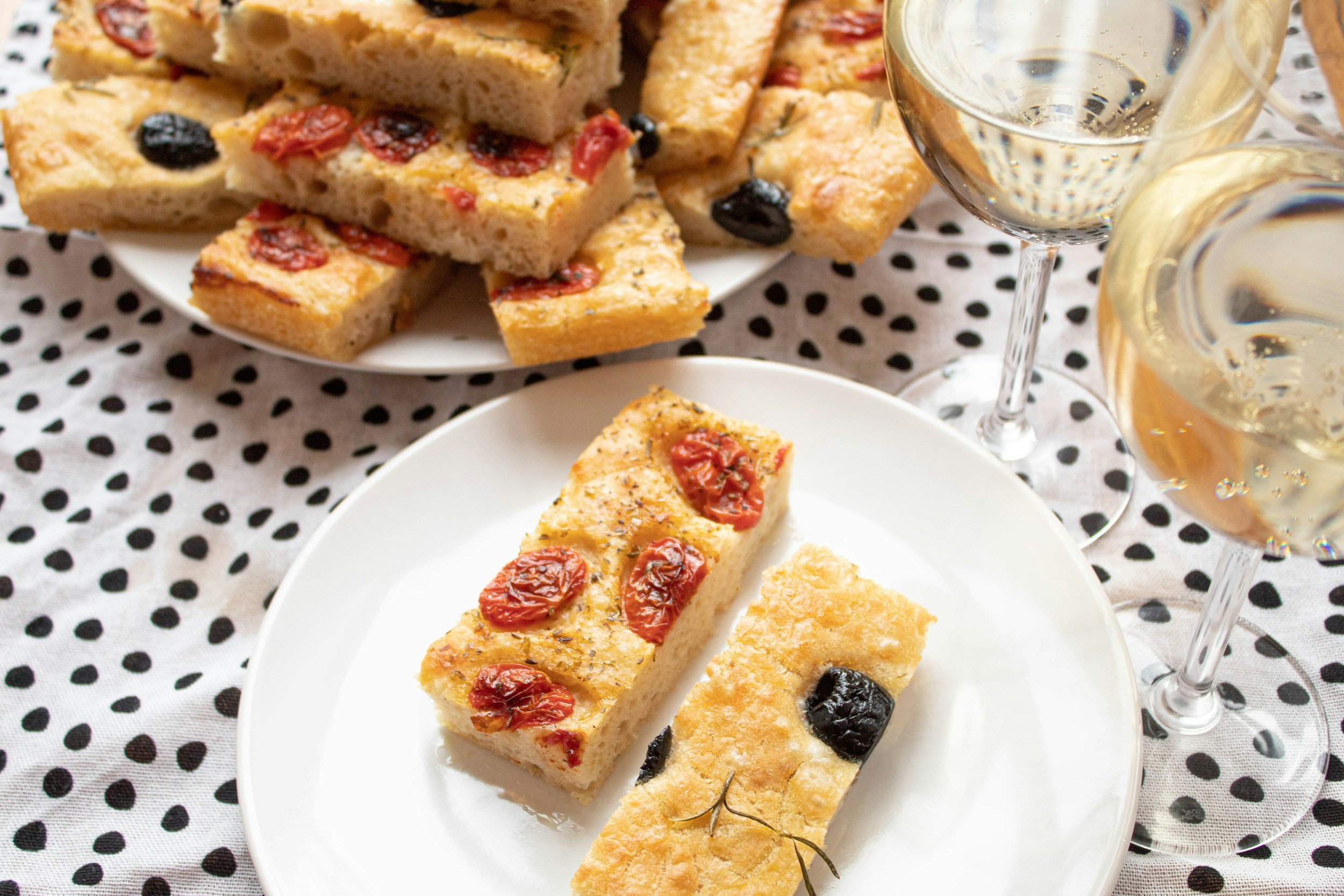Focaccia con Tapenade