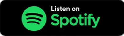 Logo Spotify avec texte 'Listen on Spotify' sur fond noir.