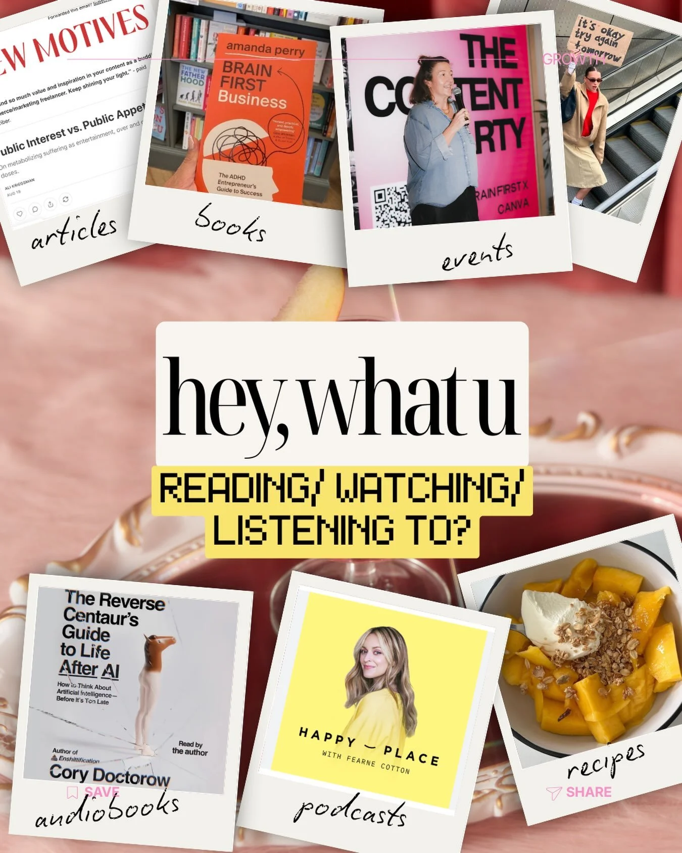 Tell us what you&rsquo;re into right now 👇

We want to include community picks in the Bulletin 📍

#brainfirst