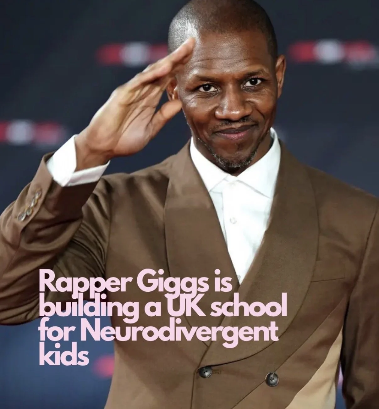RAPPER GIGGS IS BUILDING A UK SCHOOL FOR NEURODIVERGENT KIDS.