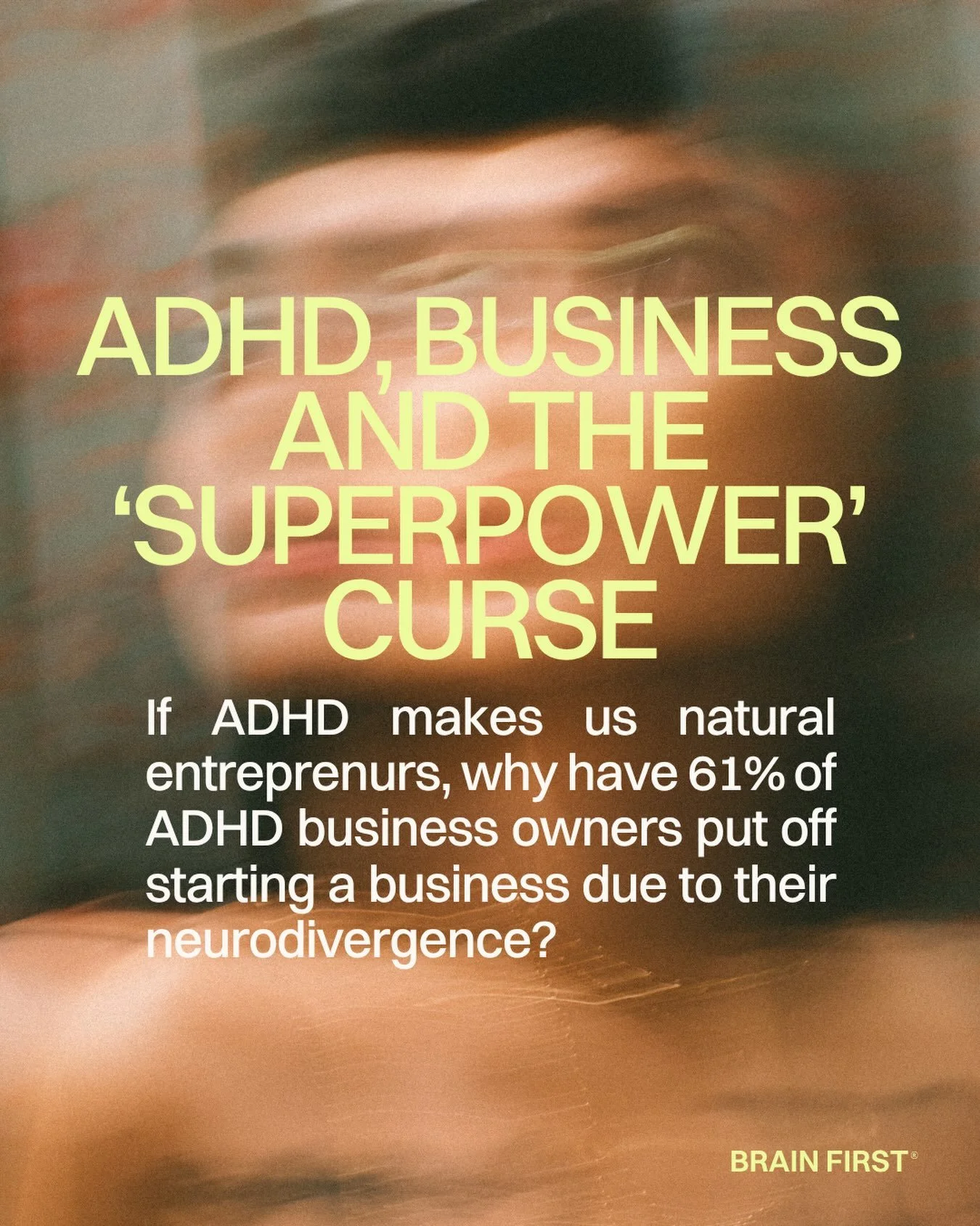 The accepted narrative is that people with ADHD are natural entrepreneurs, but the numbers tell a different story.

Whilst 55% of business owners identify as neurodivergent, 54% of them say they only started a business because the workplace couldn&rs