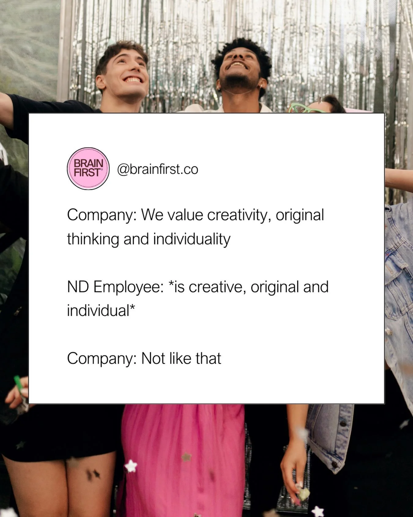 Oh.

Sound familiar? 

#neurodiversity #brainfirst