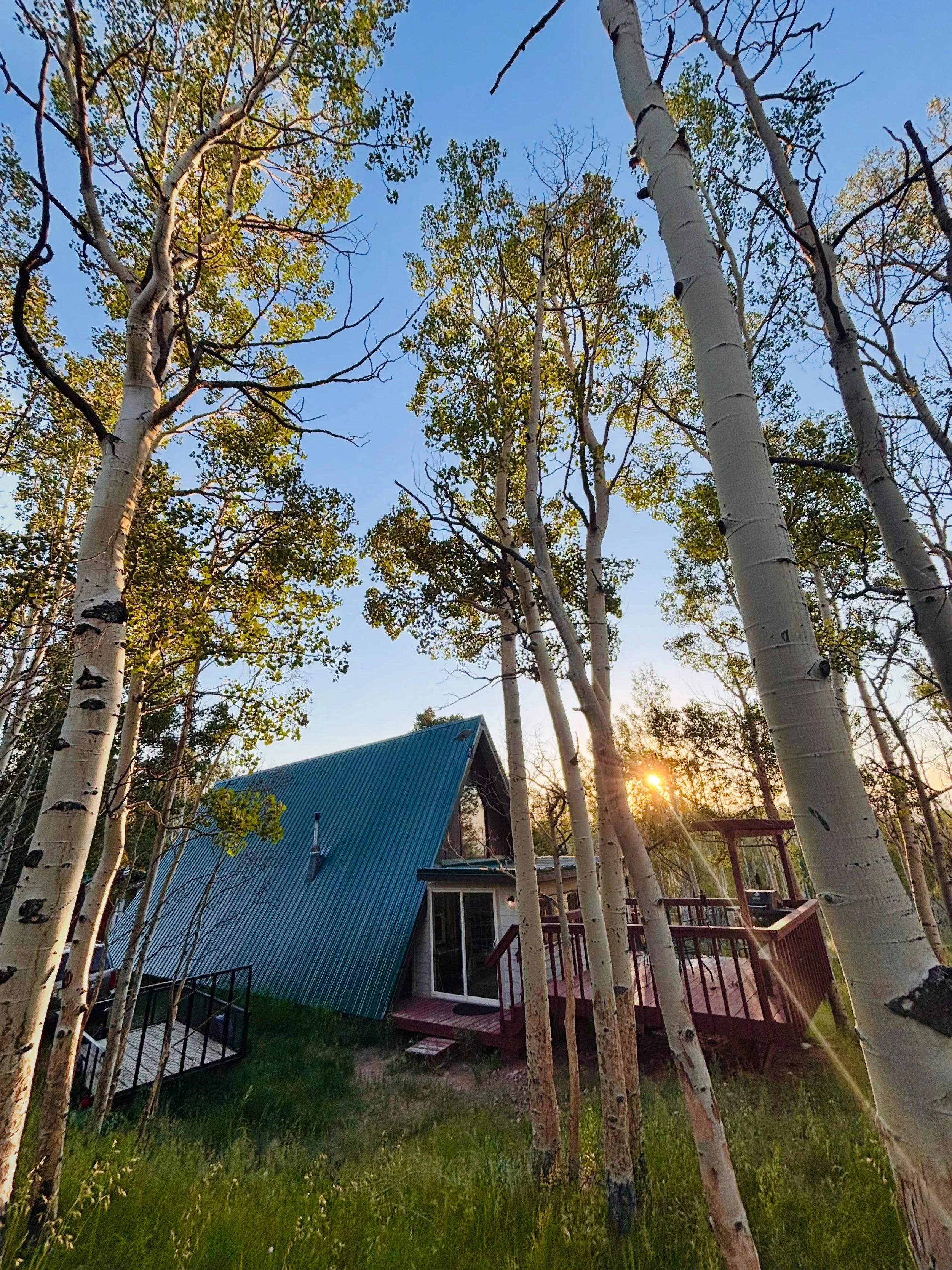 Sunrise at the cabin :) #colorado #cabin