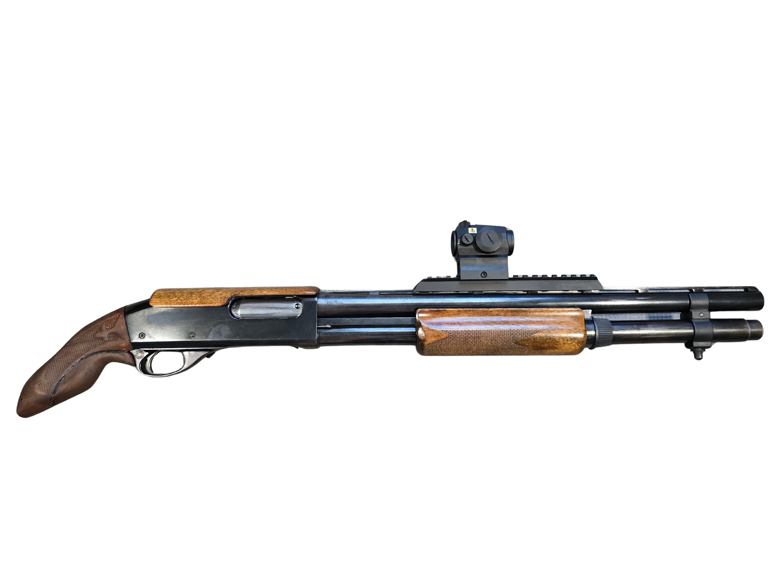Custom Remington 870 Wingmaster pistol grip shotgun from Seismic Shotgun Innovations