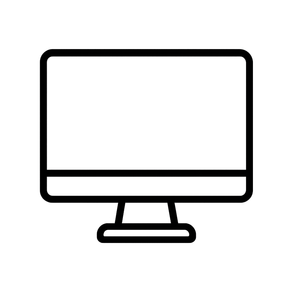 Social media and online research icon