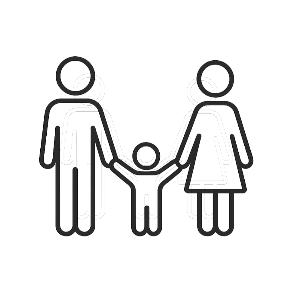 Child custody investigation icon