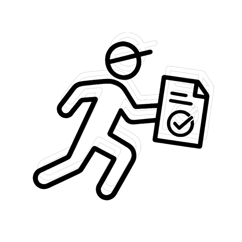 Process serving icon
