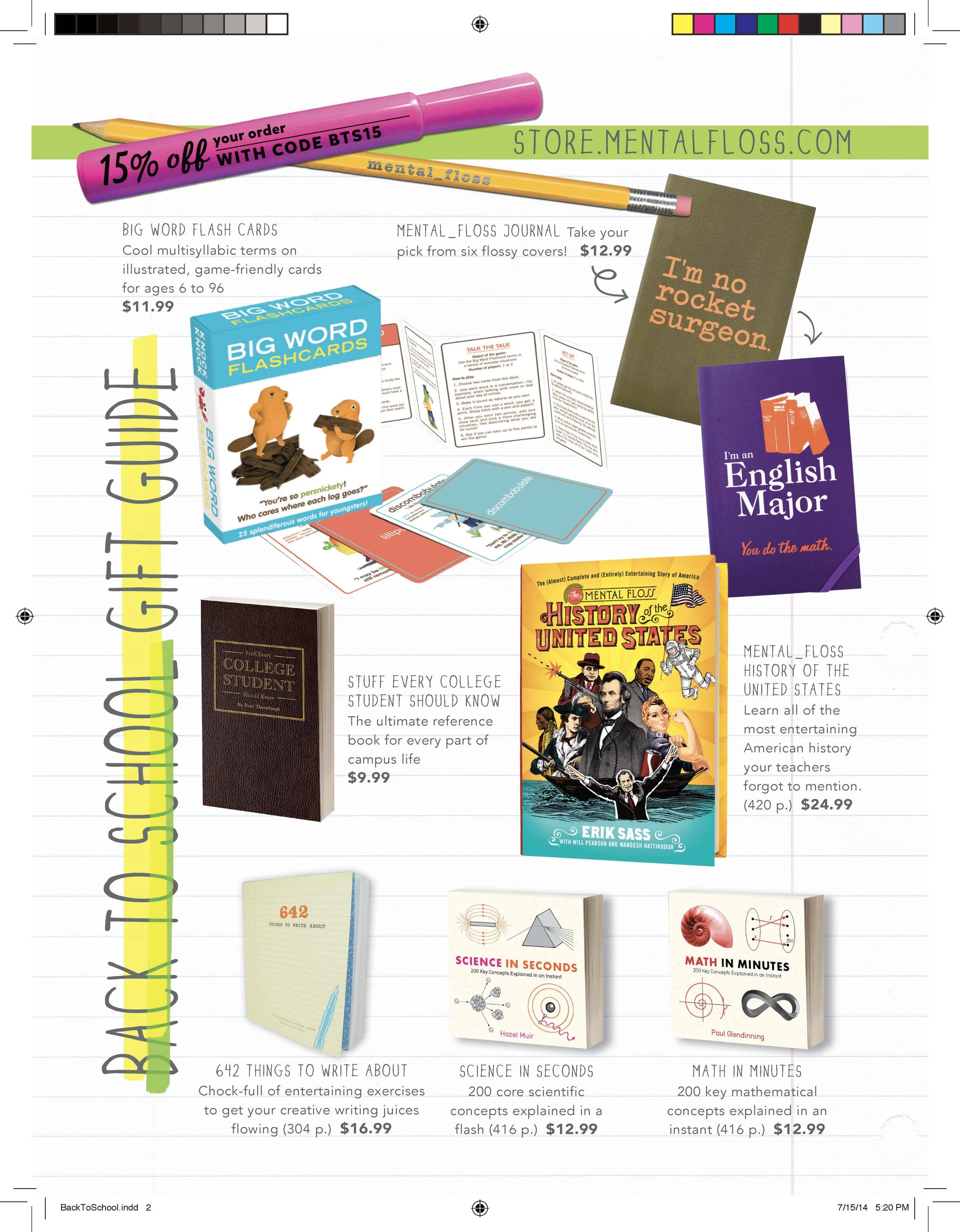Mental Floss, Back to School Guide